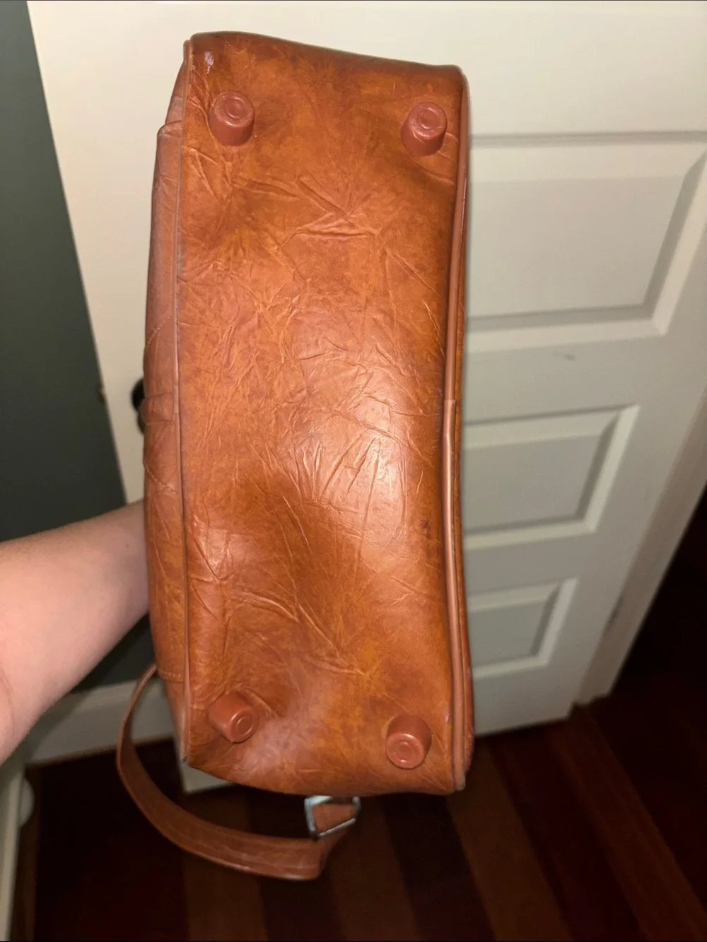 Vintage Brown Messenger Bag - Stradellina brand - Classic Design